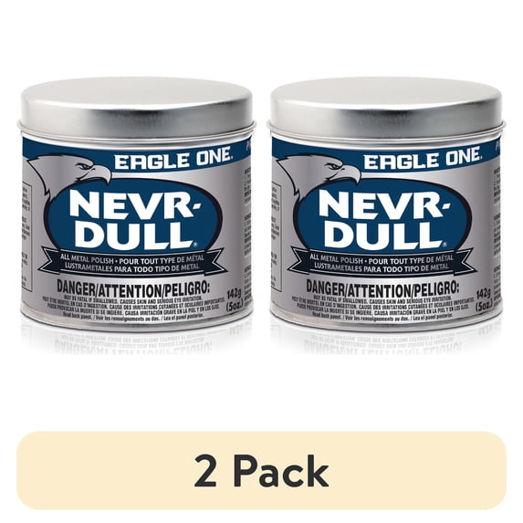 (2 pack) Eagle One Nevr-Dull All Metal Wadding Polish - 5 OZ