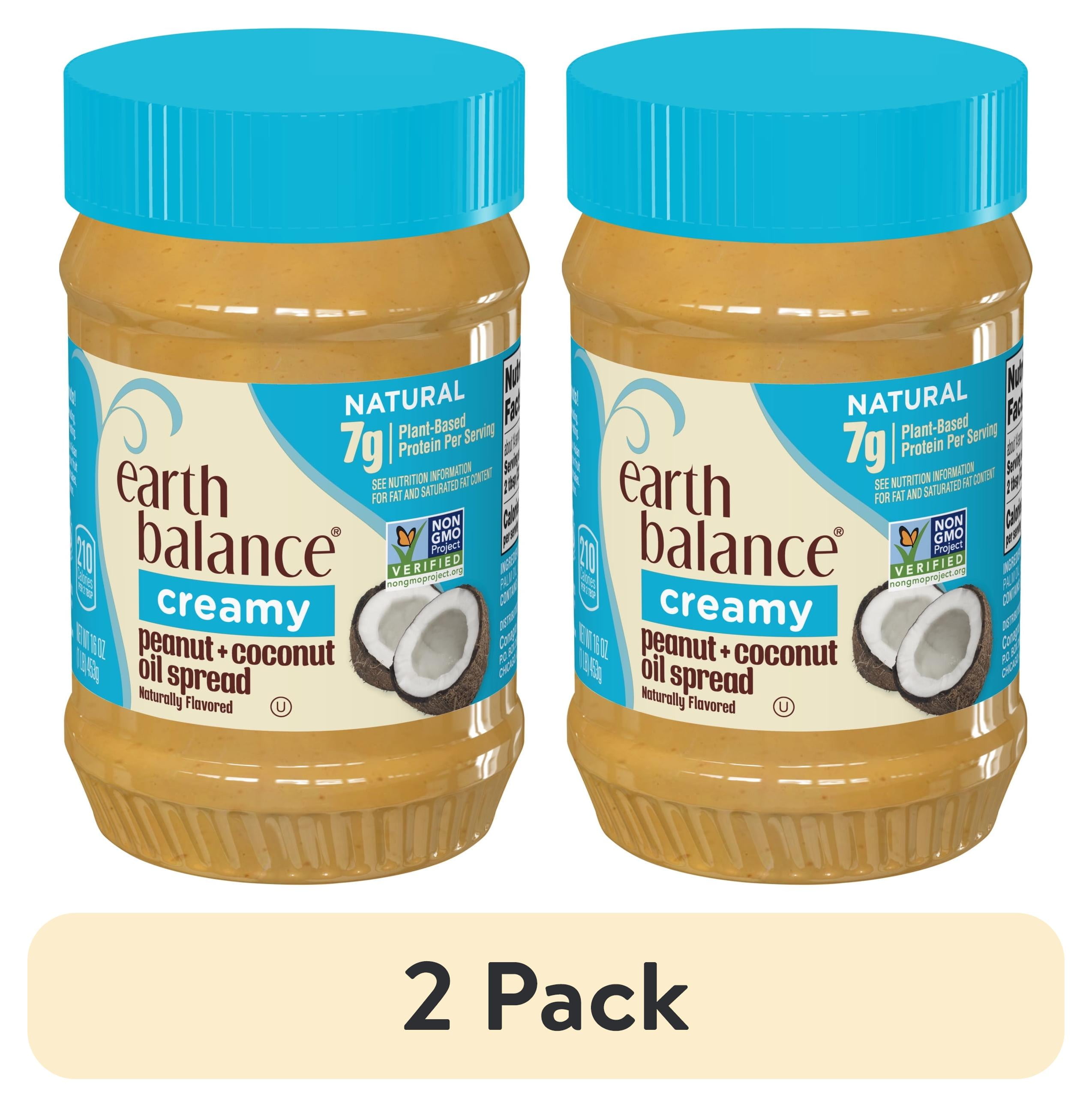 Earth Balance Creamy Peanut and Coconut Oil Spread, Peanut