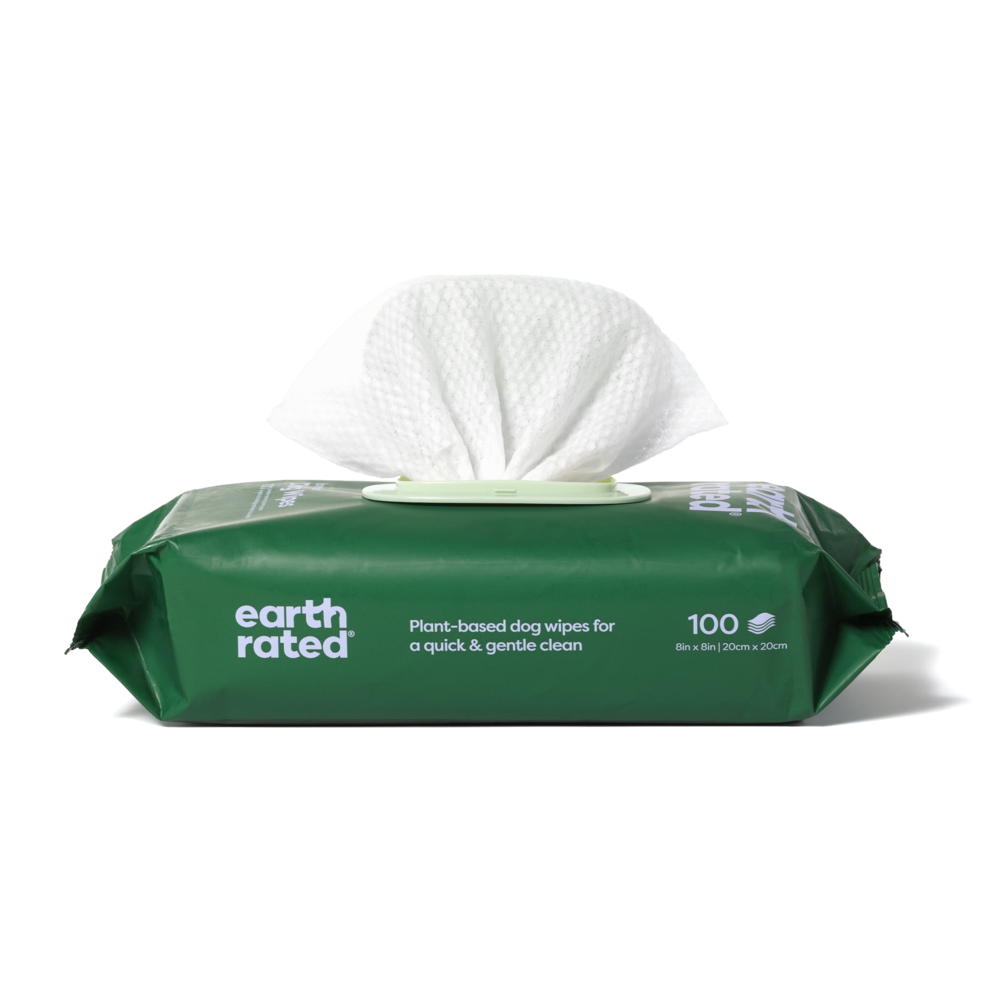 (2 pack) Earth Rated Dog Grooming Wipes, Lavender, 100 Count