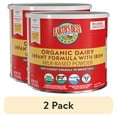 thumbnail interactive-video image 1 of (2 pack) Earth's Best Organic Dairy Powder Baby Formula with Iron DHA & ARA, 21 oz Canister, 1 of 14