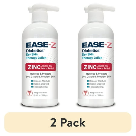 (2 pack) Ease-Z Diabetics' Dry Skin Therapy Lotion 10.9 oz
