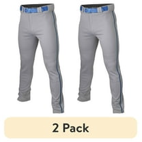 (2 pack) Easton Rival  Piped Adult Pant | Grey/Royal | XS