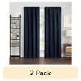 thumbnail image 1 of (2 pack) Eclipse Samara Solid Blackout Single Panel, Indigo, 42" W x 63" L, 1 of 9
