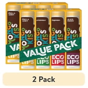 (2 pack) Eco Lips Organic Mongo Kiss Moisturizing Lip Balm Variety 4-pack