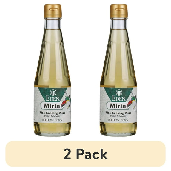 (2 pack) Eden Mirin Rice Cooking Wine, 10.5 FL OZ