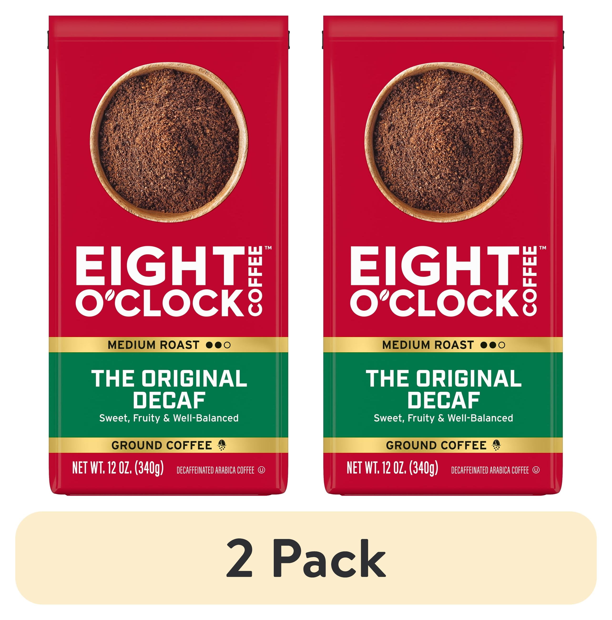 Eight O'Clock Decaf Medium Ground Coffee 12 oz, Arabica, Kosher
