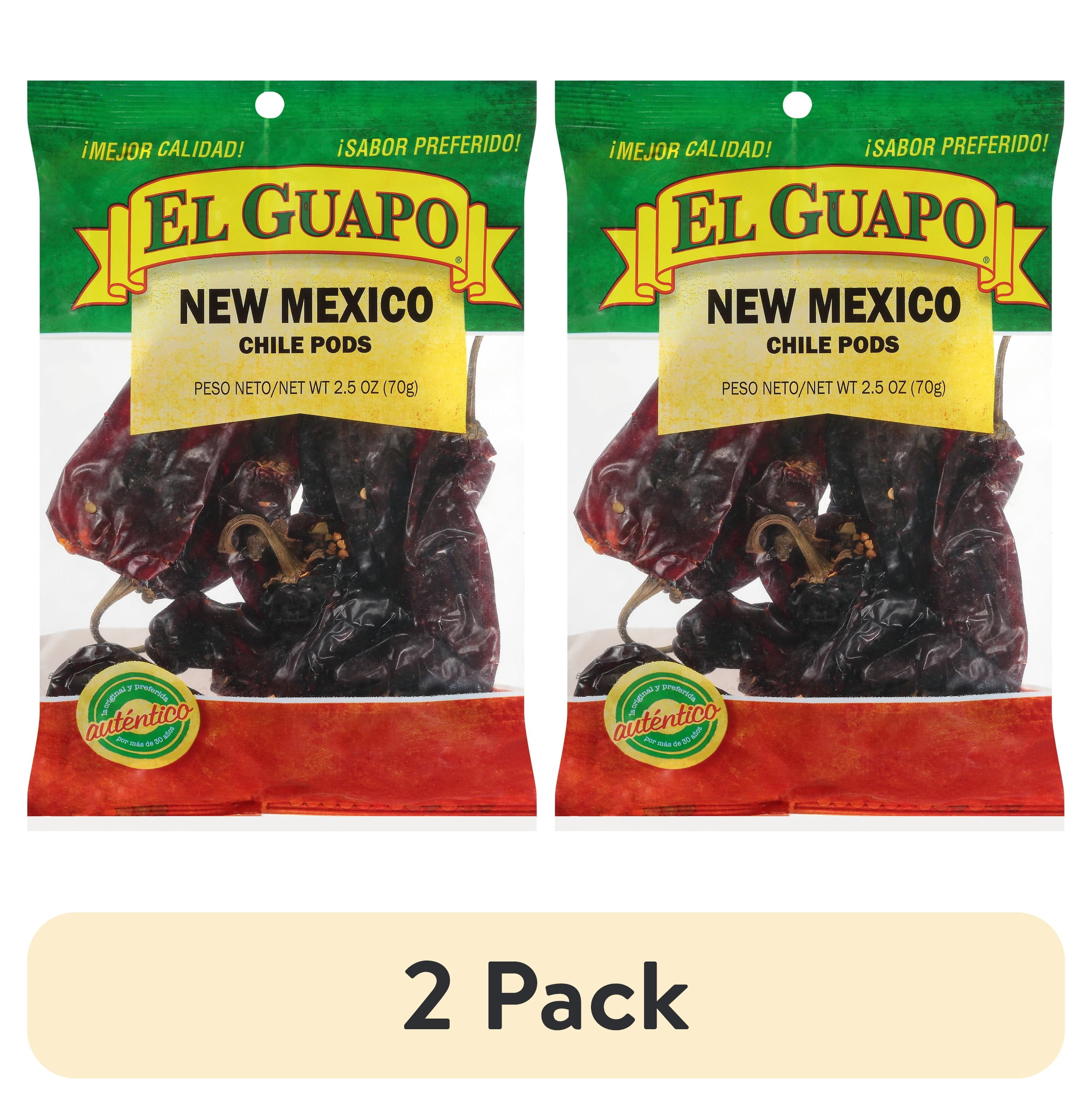 (2 pack) El Guapo Whole New Mexico Chili Pods, 2.5 oz Bag - Walmart.com