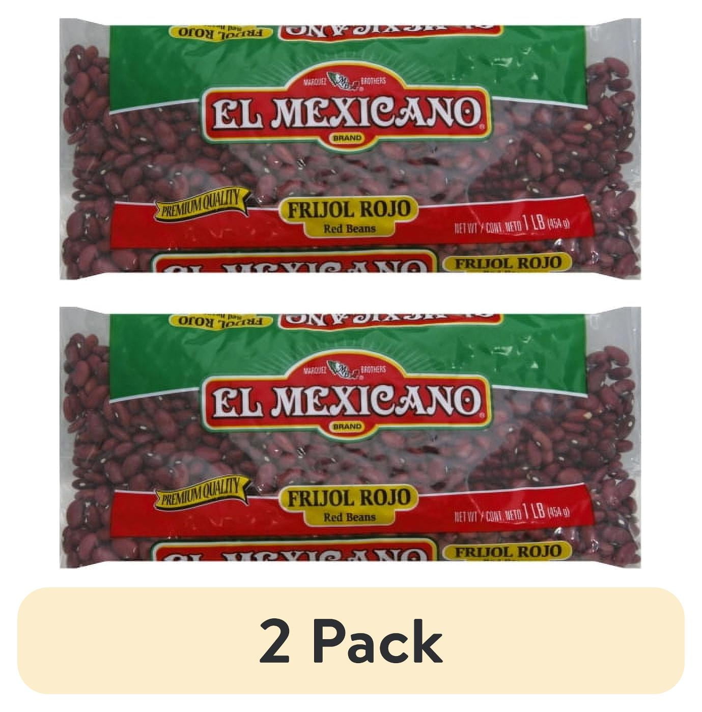 (2 pack) El Mexicano Red Beans, 1 lb Bag