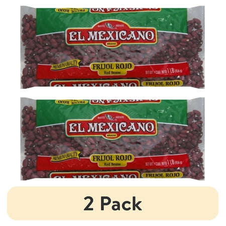 (2 pack) El Mexicano Red Beans, 1 lb Bag