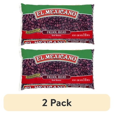 (2 pack) El Mexicano Red Beans, 2 lb Bag