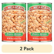 (2 pack) El Mexicano Whole Pinto Beans, Mexican Style, 40 oz Can
