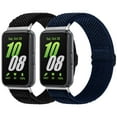 thumbnail image 1 of 2 pack Elastic Bands Compatible with Samsung Galaxy Fit 3, Solo Loop Lightweight Nylon Adjustable Wristbands for Woman Man, 1 of 7