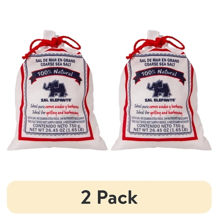 (2 pack) Elefante Coarse Sea Salt, 26.45 oz
