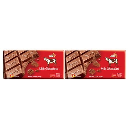 (2 pack) Elite Milk Chocoate Bar, 3.5 oz