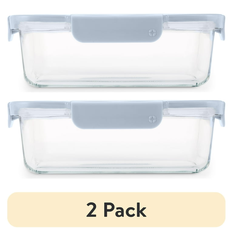 Ello Color Lock 5-Cup Glass Food Storage Container - Walmart.com