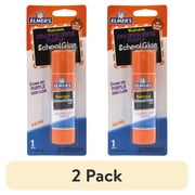 (2 pack) Elmer's Disappearing Purple School Glue Stick, Washable, 22 Gram, 1 Count