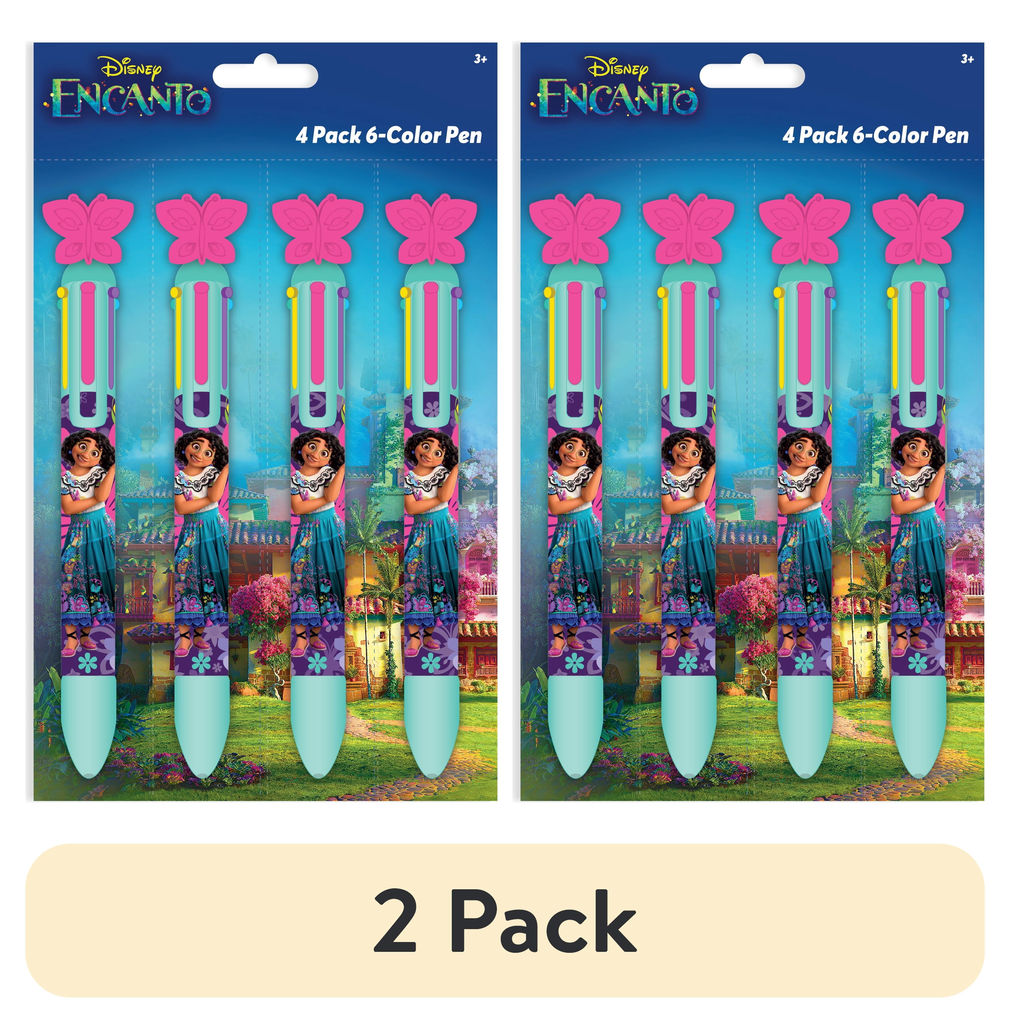 (2 pack) Encanto Multi-Color Pen, Mirabel, 4 Count, Birthday, Party Favors
