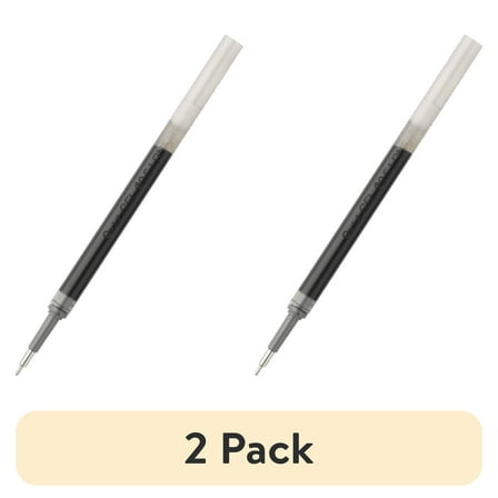 (2 pack) EnerGel Ink Pen Refills for EnerGel Gel Pen, Fine Point, 0.5 mm, Black