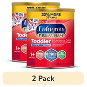 2 pack Enfagrow Premium Toddler Milk Nutritional Drink, Enfagrow Toddler Drink, Try Our Brain-Supporting Trio, 32oz Can