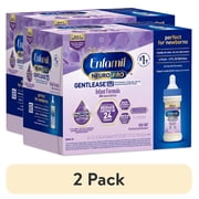 2 pack Enfamil NeuroPro Gentlease Ready-to-Feed Baby Formula for Easing Fussiness, Gas, Spit-up in 24hrs, 2 fl oz Bottle, 6 Count