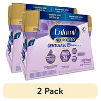 (2 pack) Enfamil NeuroPro Gentlease Liquid Baby Formula, For Premium Digestive Support, 8 Fl oz Bottle, 6 Count