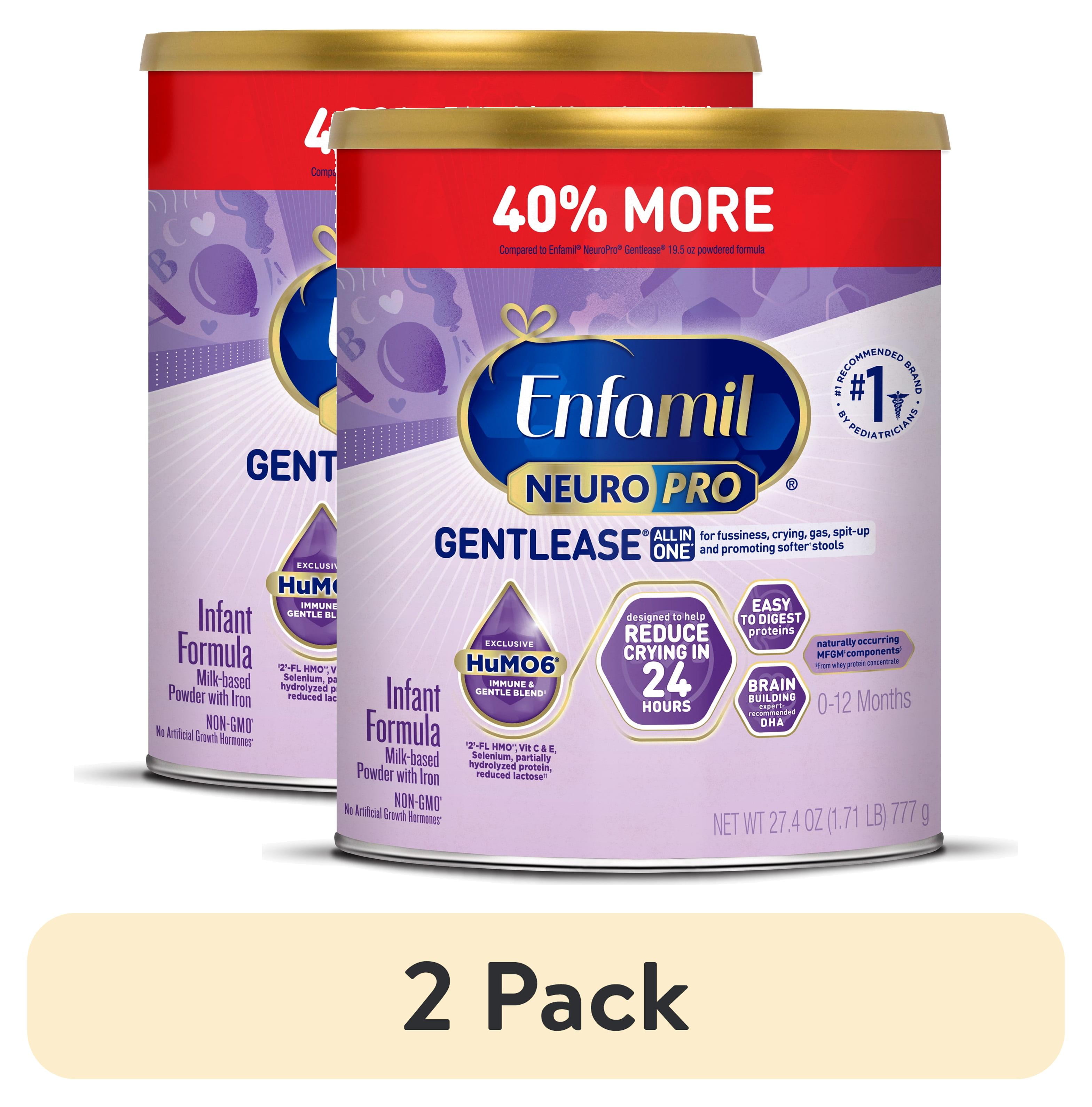 Enfamil Gentlease 粉ミルク 4缶セット 4 pack) Enfamil NeuroPro Gentlease Baby Formula for Easing