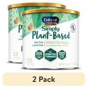 (2 pack) Enfamil ProSobee Plant-Based Powder Baby Formula, Dairy Free, Lactose Free, 20.9 oz Can