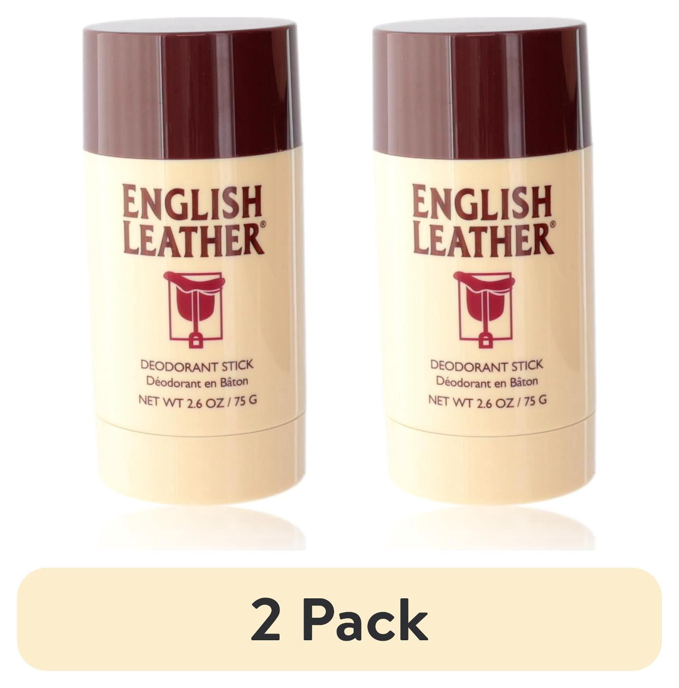 (2 pack) English Leather by Dana, 2.6 oz Deodorant Stick for Men