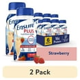 thumbnail interactive-video image 1 of (2 pack) Ensure Plus Meal Replacement Nutrition Shake, Strawberry, 16g Protein, 8 fl oz - 6 Pack, 1 of 20