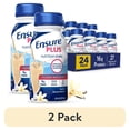 thumbnail image 1 of (2 pack) Ensure Plus Meal Replacement Nutrition Shake, Vanilla, 16g Protein, 8 fl oz - 24 Pack, 1 of 18