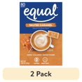 thumbnail image 1 of (2 pack) Equal Salted Caramel Flavored Zero Calorie Sweetener (80 Packets), 1 of 8