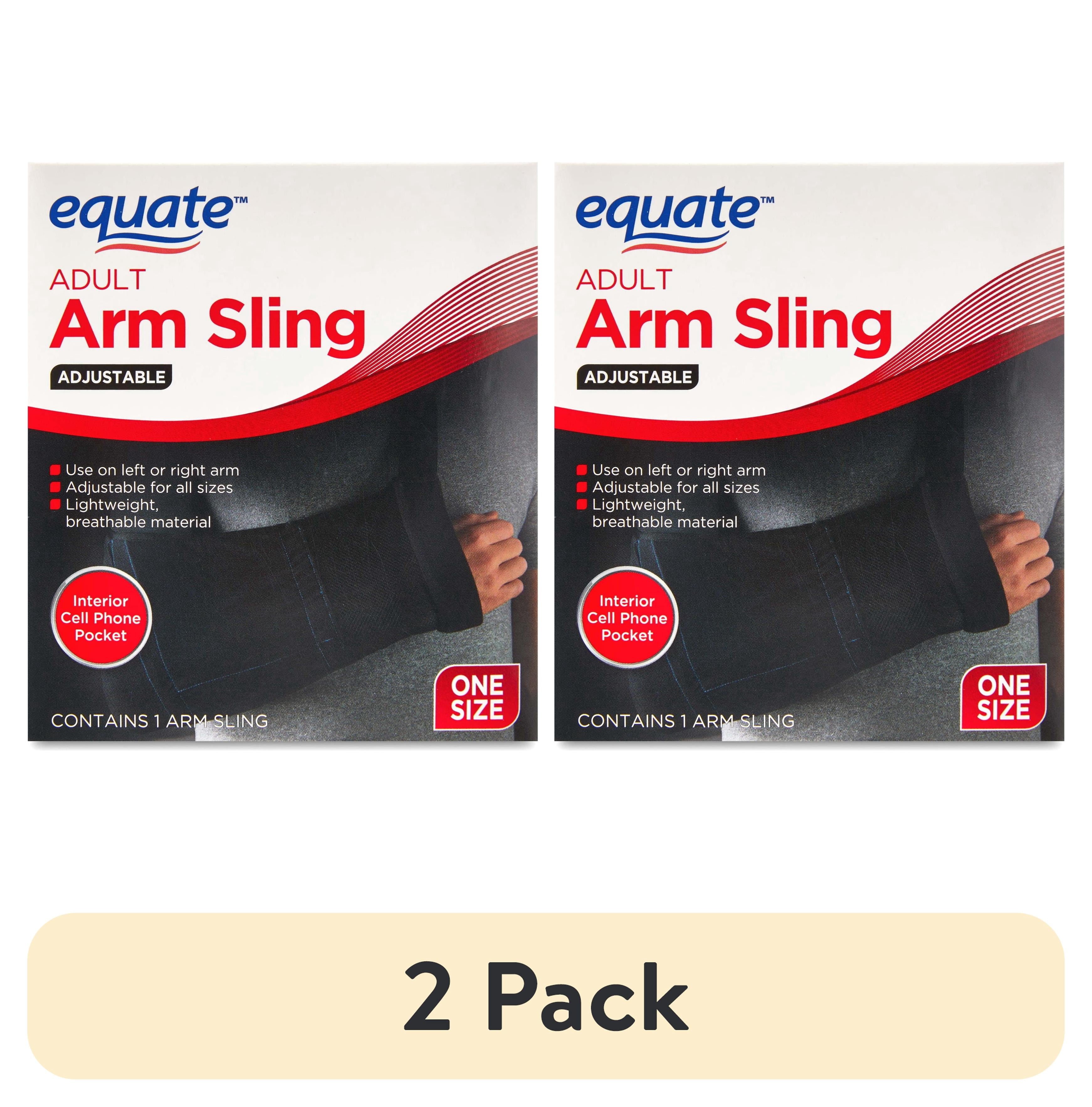 (2 pack) Equate Adult Adjustable Arm Sling
