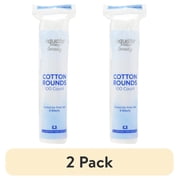 (2 pack) Equate Beauty Cotton Rounds, 100 Count