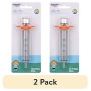 2 pack Equate Childrens Dosing Syringe, 10 mL