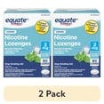 thumbnail image 1 of (2 pack) Equate Nicotine Lozenge  2 mg, Stop Smoking Aid, Ice Mint Flavor, Coated, 80 Count, 1 of 9
