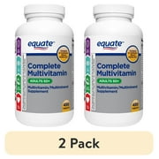 2 pack Equate Complete Multivitamin/Multimineral Supplement Tablets, Adults 50+, 450 Count, Compare to Centrum  Silver  Adults 50+