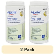 2 pack Equate Daily Fiber Powder, 29 oz, Unflavored, Compare to Metamucil 4-in-1 Multihealth Fiber