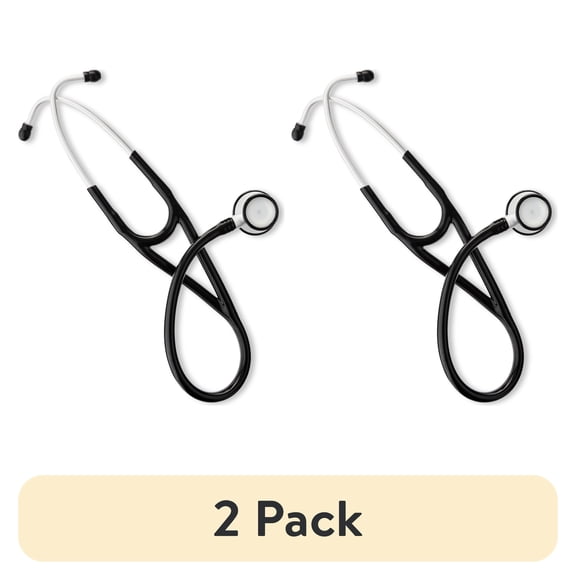 (2 pack) Equate Dual Frequency Stethoscope for Home Use, Pediatric and Adult Use, Lightweight, Dual-Head