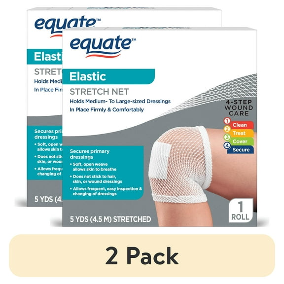 (2 pack) Equate Elastic Stretch Net