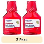 (2 pack) Equate Alivio Del Dolor con AcetaminofÃ©n de Fuerza Extra LÃquido, Sabor Cereza, 500 mg, Sabor Cereza, 8 fl oz, Compare con el Ingrediente Activo de Fuerza Extra de TylenolÂ®