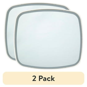 (2 pack) Equate Large Hand Face Mirror Also with 3X and 5X Magnification, White, Size 12.45" x 8.85" x 0.32", 1 Count