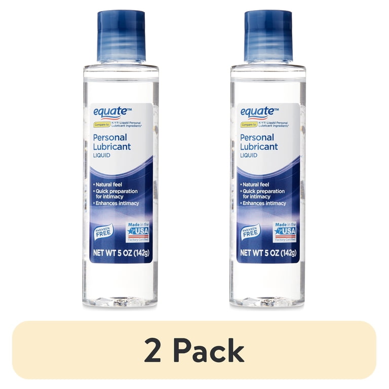 2 pack) Equate Water Based Personal Lubricant Liquid, 5 oz - Walmart.com