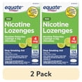 thumbnail image 1 of (2 pack) Equate Mini Nicotine Lozenge 4 mg, Stop Smoking Aid, Citrus Flavor, 108 Count, 1 of 10