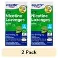 thumbnail image 1 of (2 pack) Equate Mini Nicotine Polacrilex Lozenges, Stop Smoking Aid, 2 mg, Mint Flavor, 27 Count, Compare to Nicorette® Mini Lozenge Active Ingredient, 1 of 12