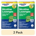 thumbnail image 1 of (2 pack) Equate Nicotine Lozenges 4 mg, Mint Flavor, 168 Count – Stop Smoking Aid, 1 of 10