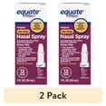 thumbnail interactive-video image 1 of (2 pack) Equate Original No Drip Nasal Spray Oxymetazoline HCl 0.05% Nasal Decongestant, Maximum Strength, 12 Hour, 1 fl oz, Compare to Afrin® No Drip Active Ingredient, 1 of 11