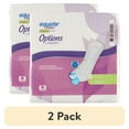 thumbnail image 1 of (2 pack) Equate Options Women's Incontinence Pads, Very Light Absorbency, Long Lengthy, Size 2, 48 Count, 1 of 20