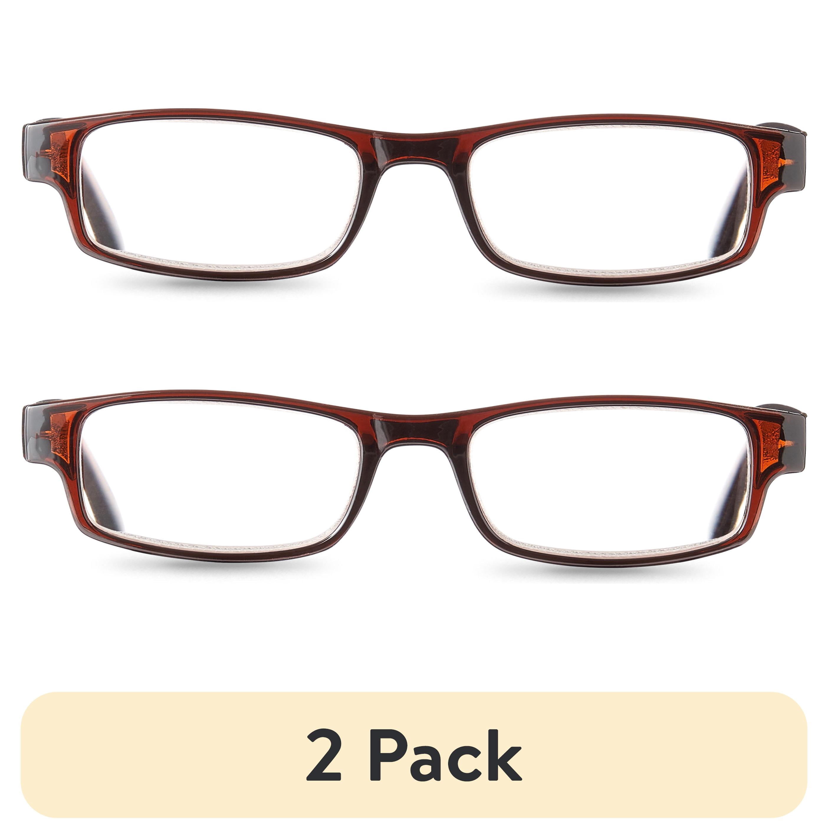 (1 pack) Equate Phoenix Value 2-Pack Unisex Rectangular Reading Glasses ...