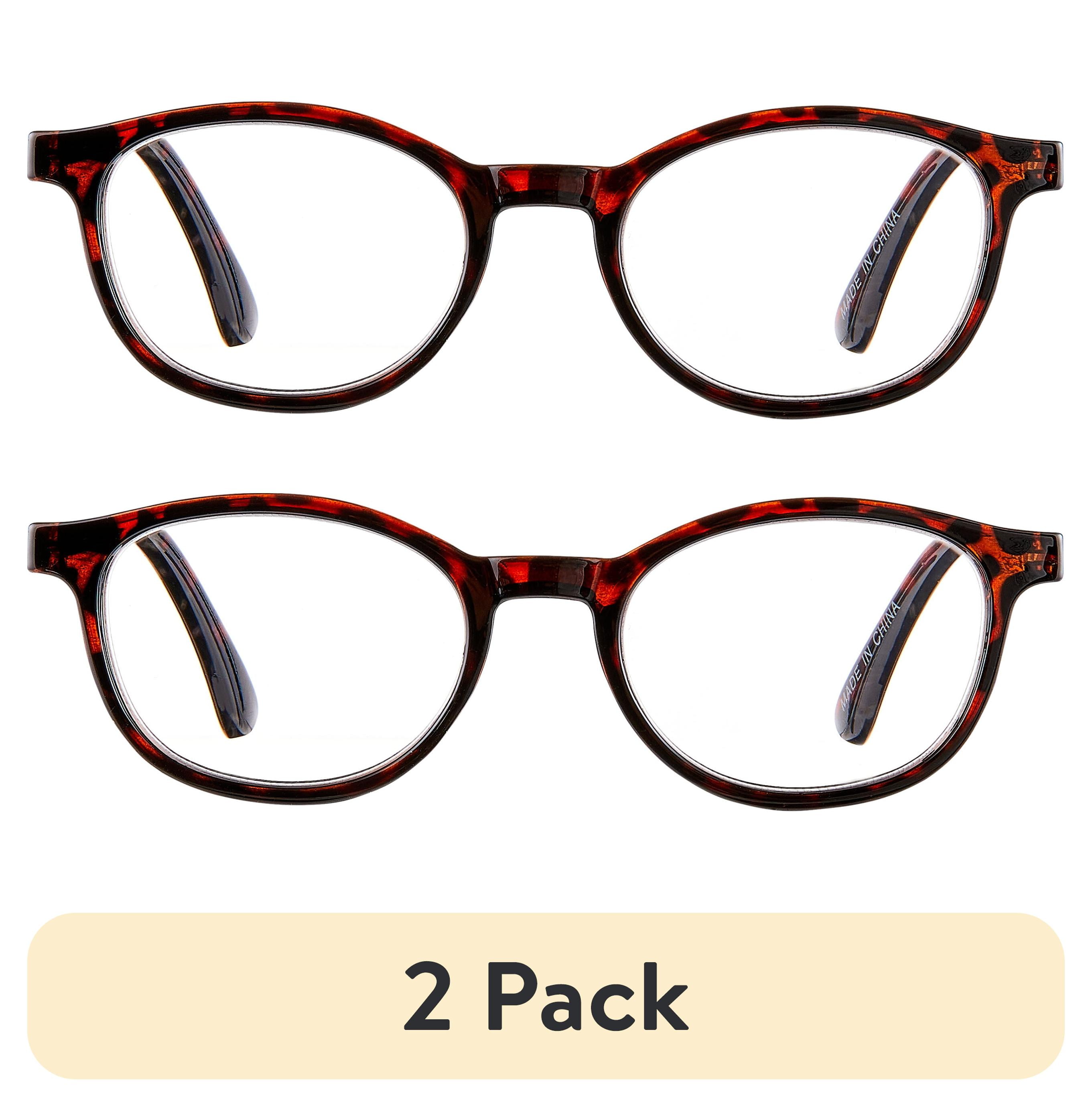 (2 pack) Equate 3-pack Unisex Rectangular Reading Glasses Ts-1011, +2.50