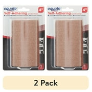 (2 pack) Equate Self-Adhering Sports Wrap, 4" x 2.2 Yds